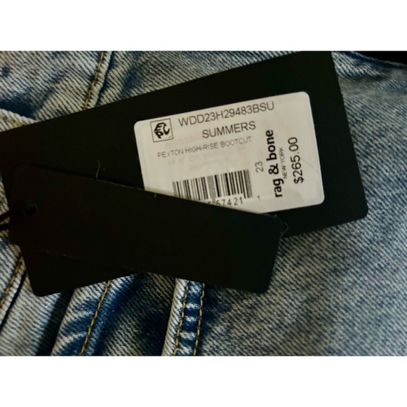 NWT Rag & Bone Peyton High Rise Bootcut Jeans | Size 23 | Summers - Picture 4 of 7